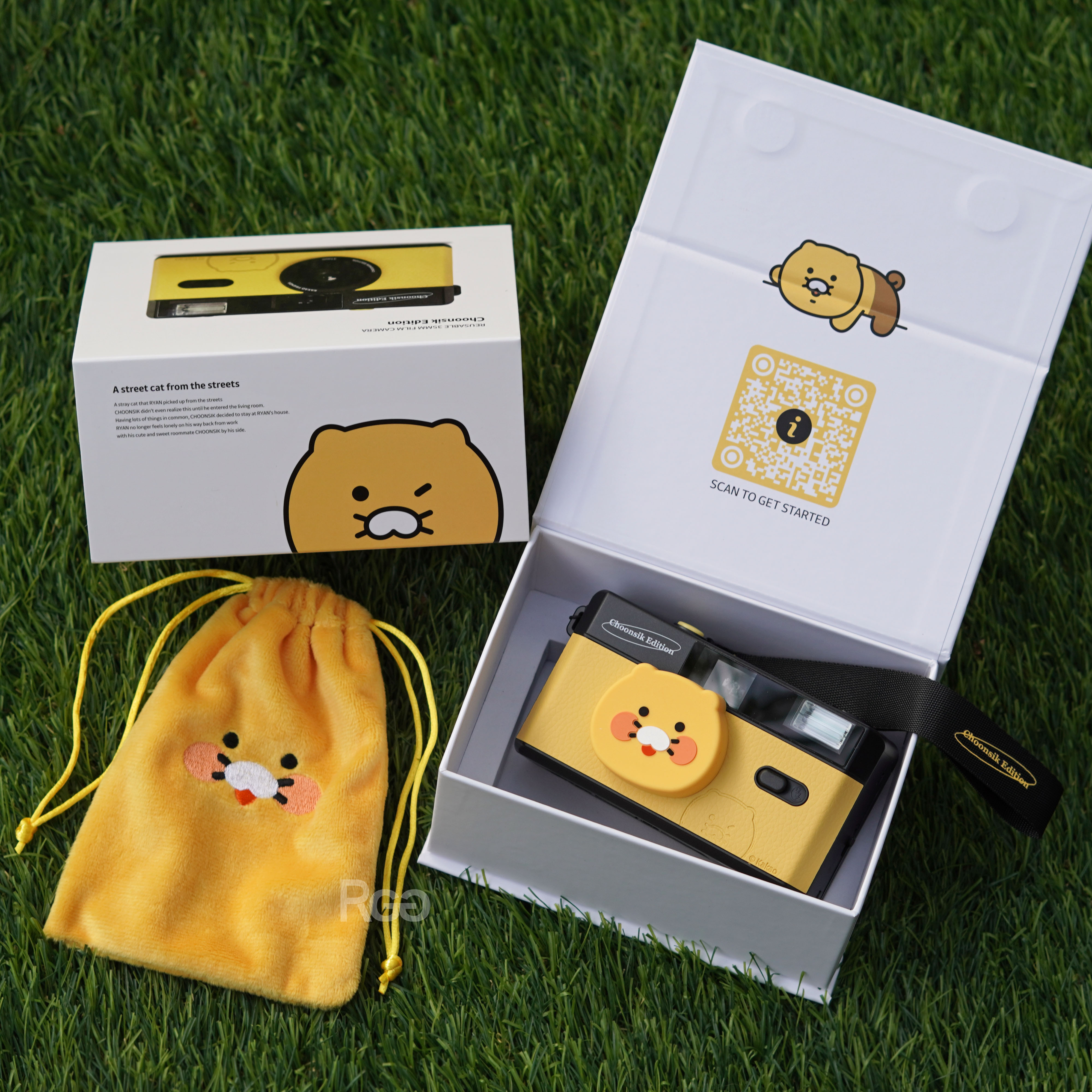 Kakao Friends 重複用即可拍 底片相機與配件春植黃商品照