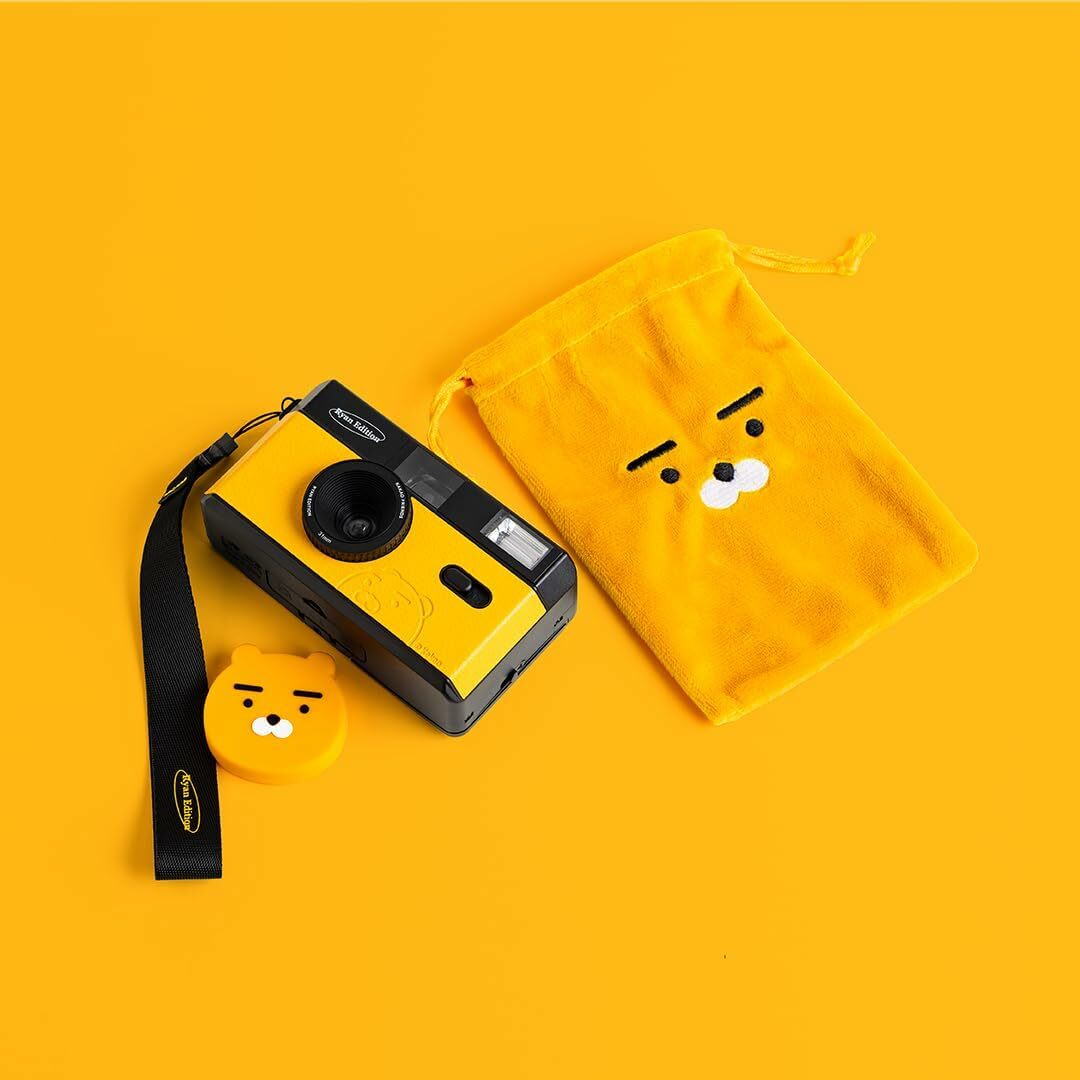Kakao Friends 重複用即可拍 底片相機與配件萊恩黃官方照