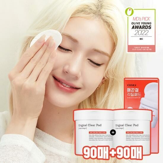 [01/05 - 30/05] COSRX One Step Original Clear Pad [90PCS] [Olive Young Double Planning Set]