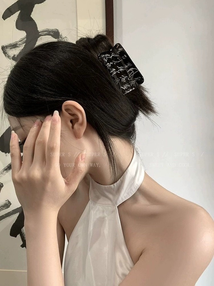 [2 FOR RM10] Traditional Chinese Calligraphy Hair Claw