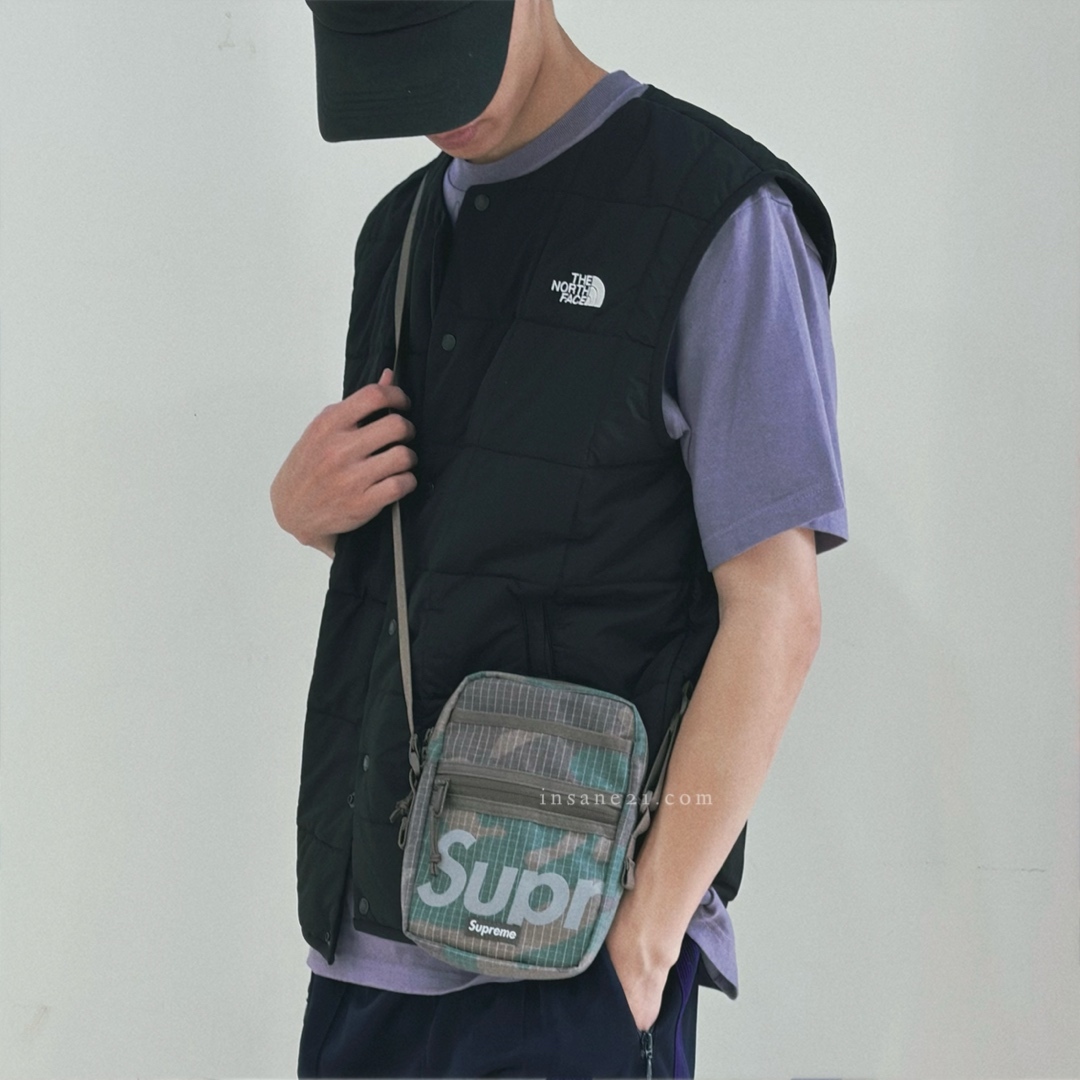 SUPREME SHOULDER BAG 網格 反光 側背包 共四色