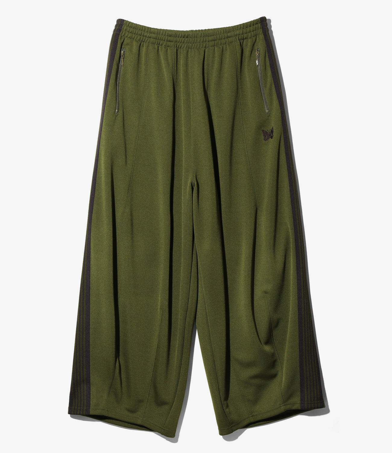 寬管NEEDLES H.D. TRACK PANT - OLIVE