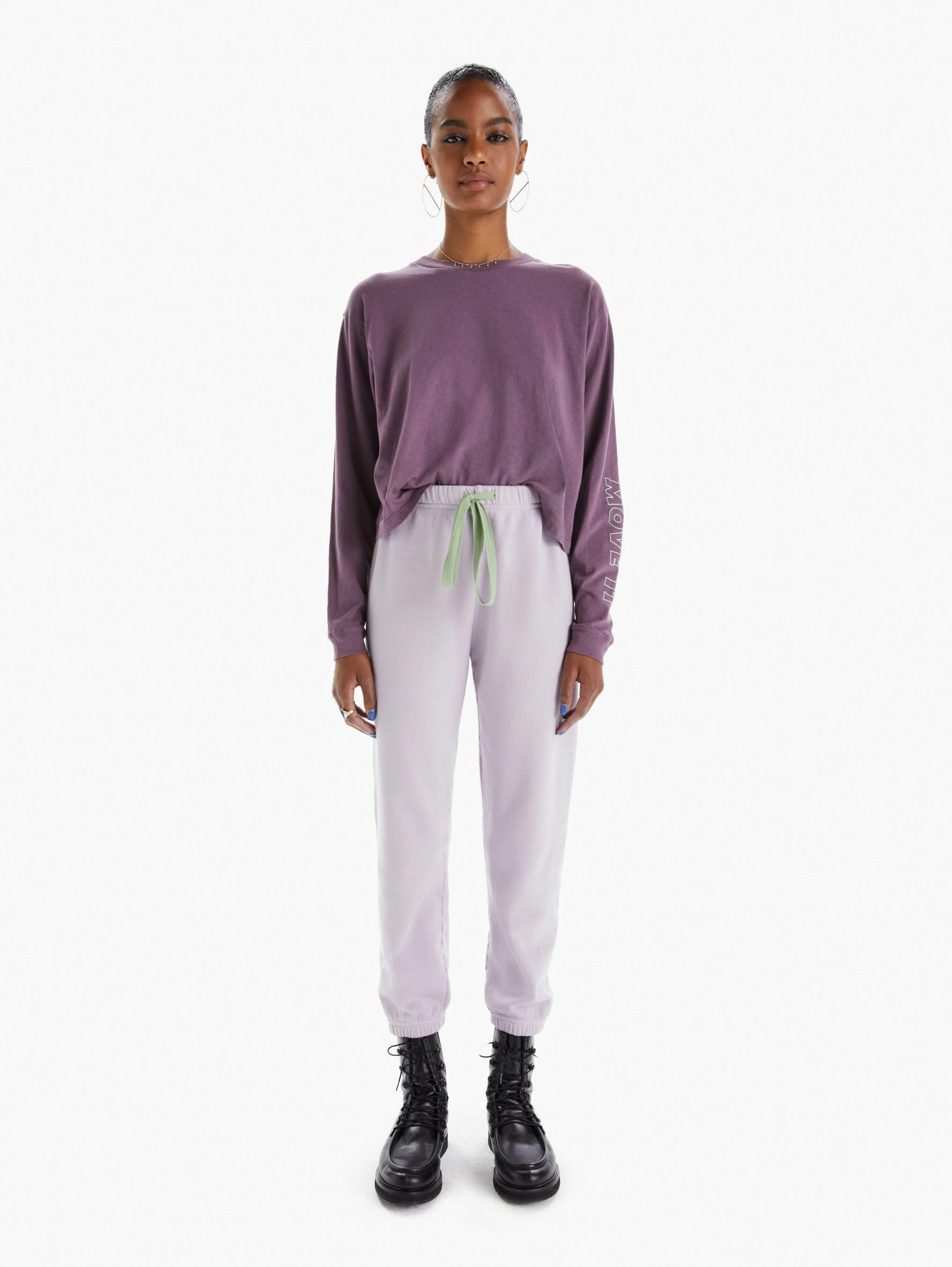 Bender Ankle Swtpant- IRI淺紫縮口棉褲
