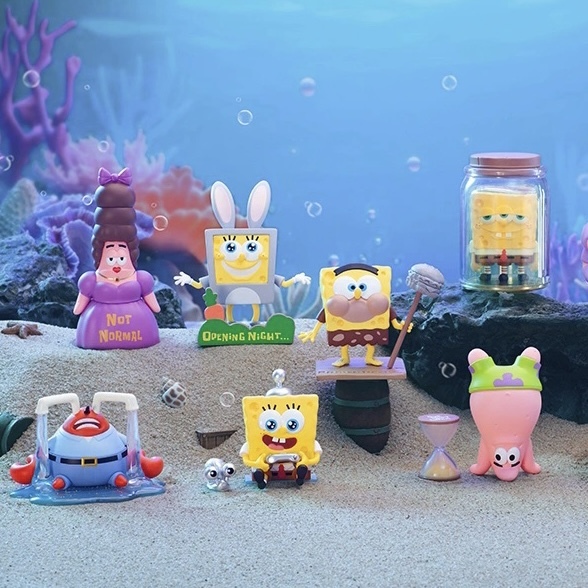 海綿寶寶 人生轉場 派大星 蟹老闆 章魚哥 公仔 盲盒 / 預購