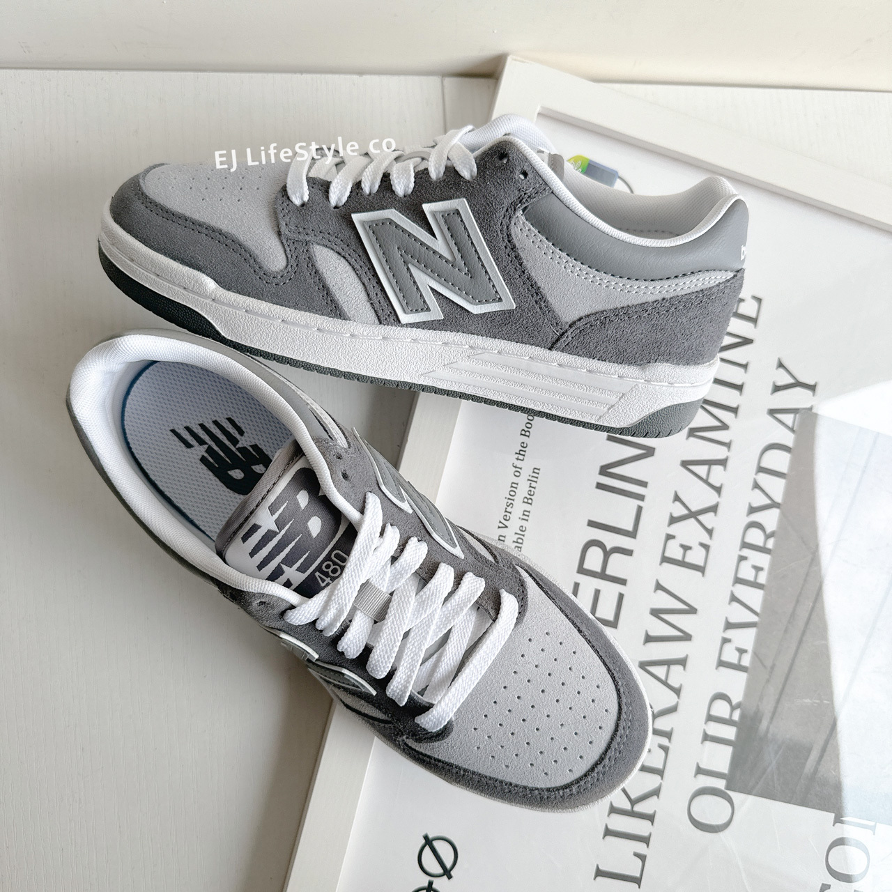 NEW BALANCE 480 NB 深灰 麂皮 男女鞋 BB480LEC / 現貨