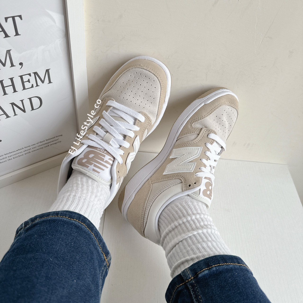 NEW BALANCE 480 NB 奶茶 麂皮 男女鞋 BB480LEA / 調貨