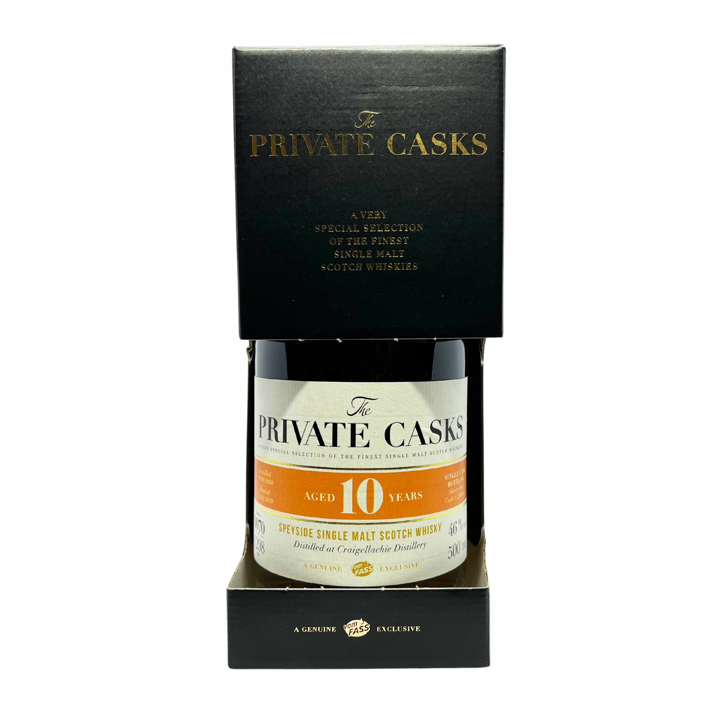 Craigellachie Distillery, 10 Years, Speyside Single Malt Scotch Whisky, 46% Vol.