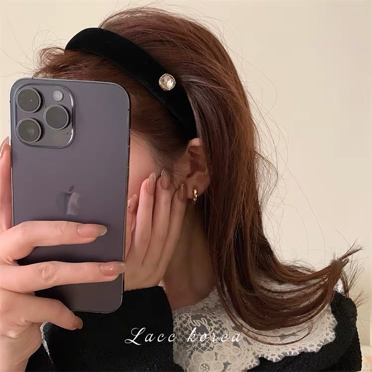 [2 FOR RM10] Classic Diamond Velvet Headband