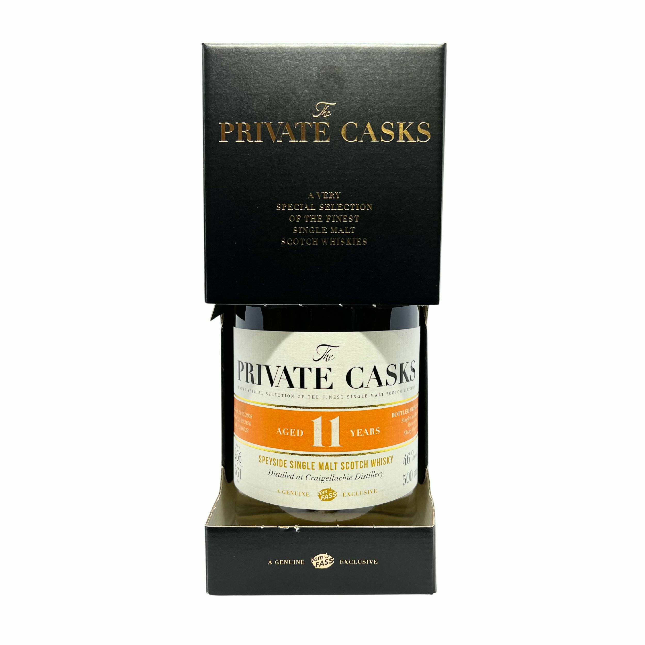 Craigellachie Distillery, 11 Years, Speyside Single Malt Scotch Whisky, 46% Vol.