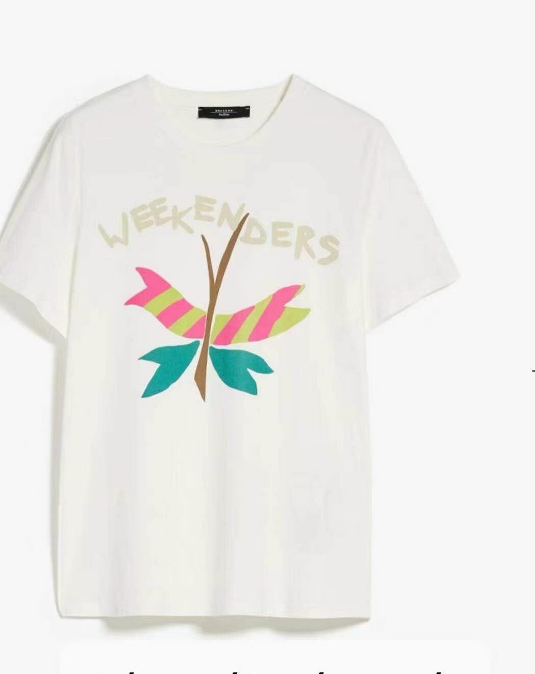 Weekend MaxMara 蝴蝶杏色TEE  -M