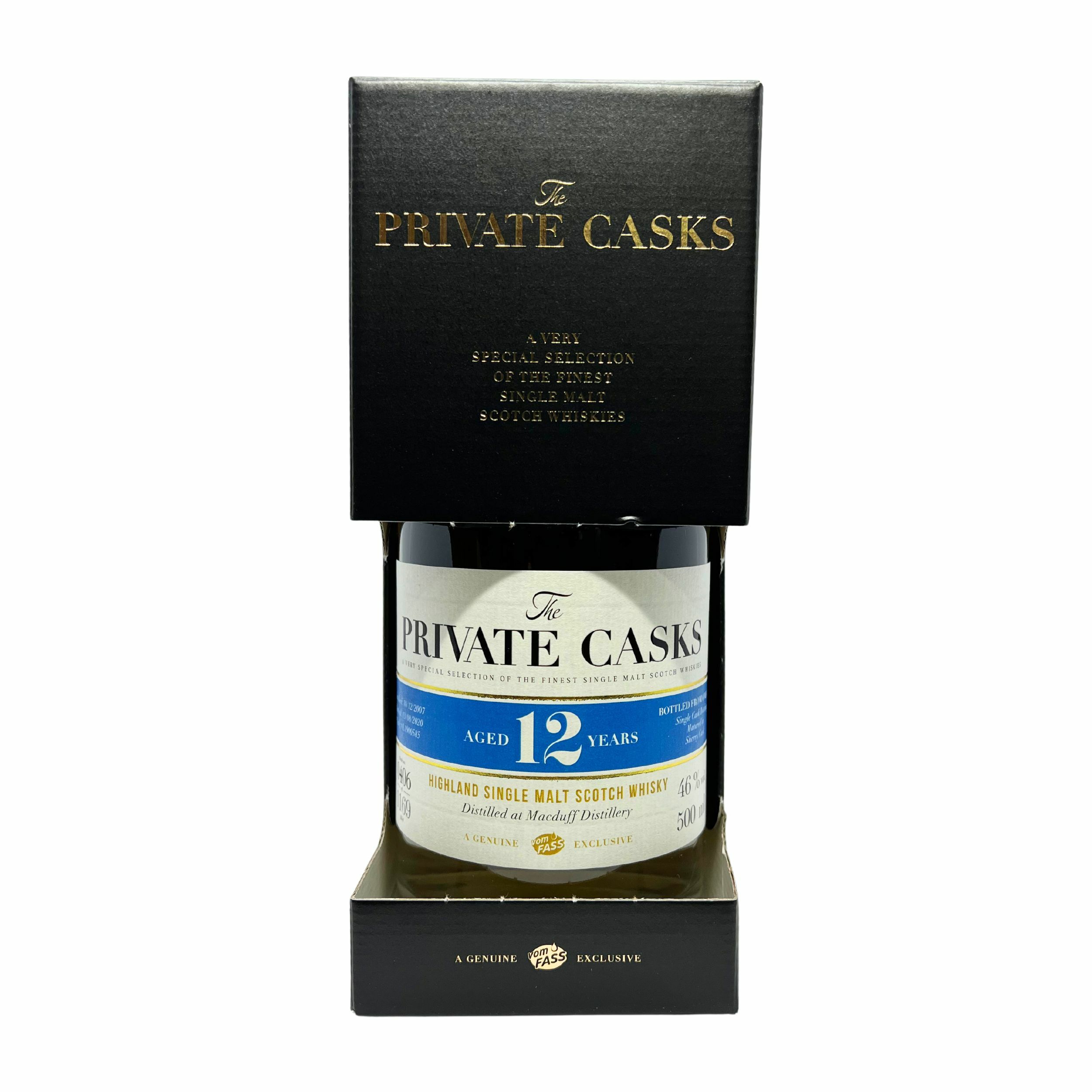 Macduff Distillery, 12 Years, Highland Single Malt Scotch Whisky, 46% Vol.