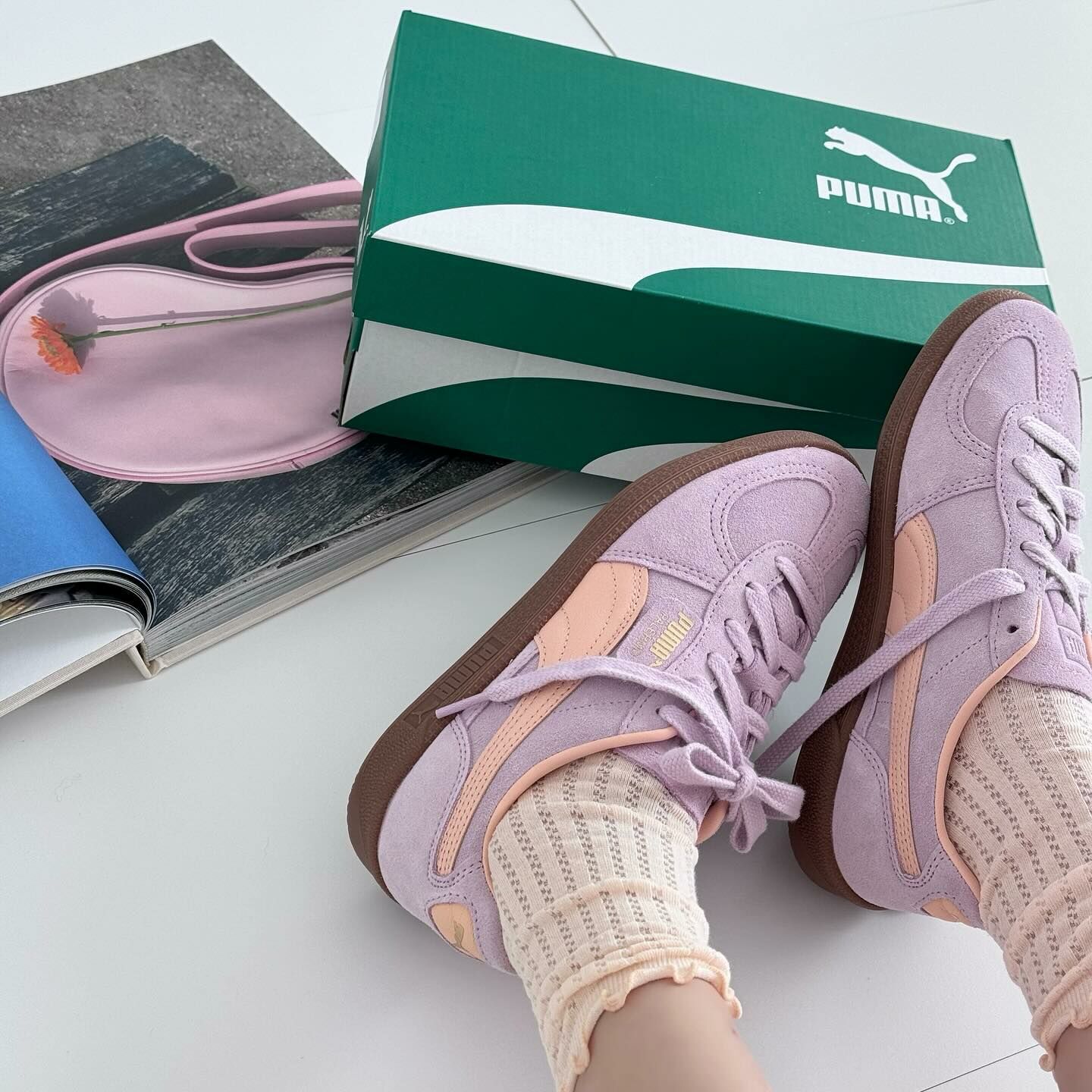 PUMA Palermo 日本新發售 香芋紫 焦糖底 復古 德訓鞋 39646306