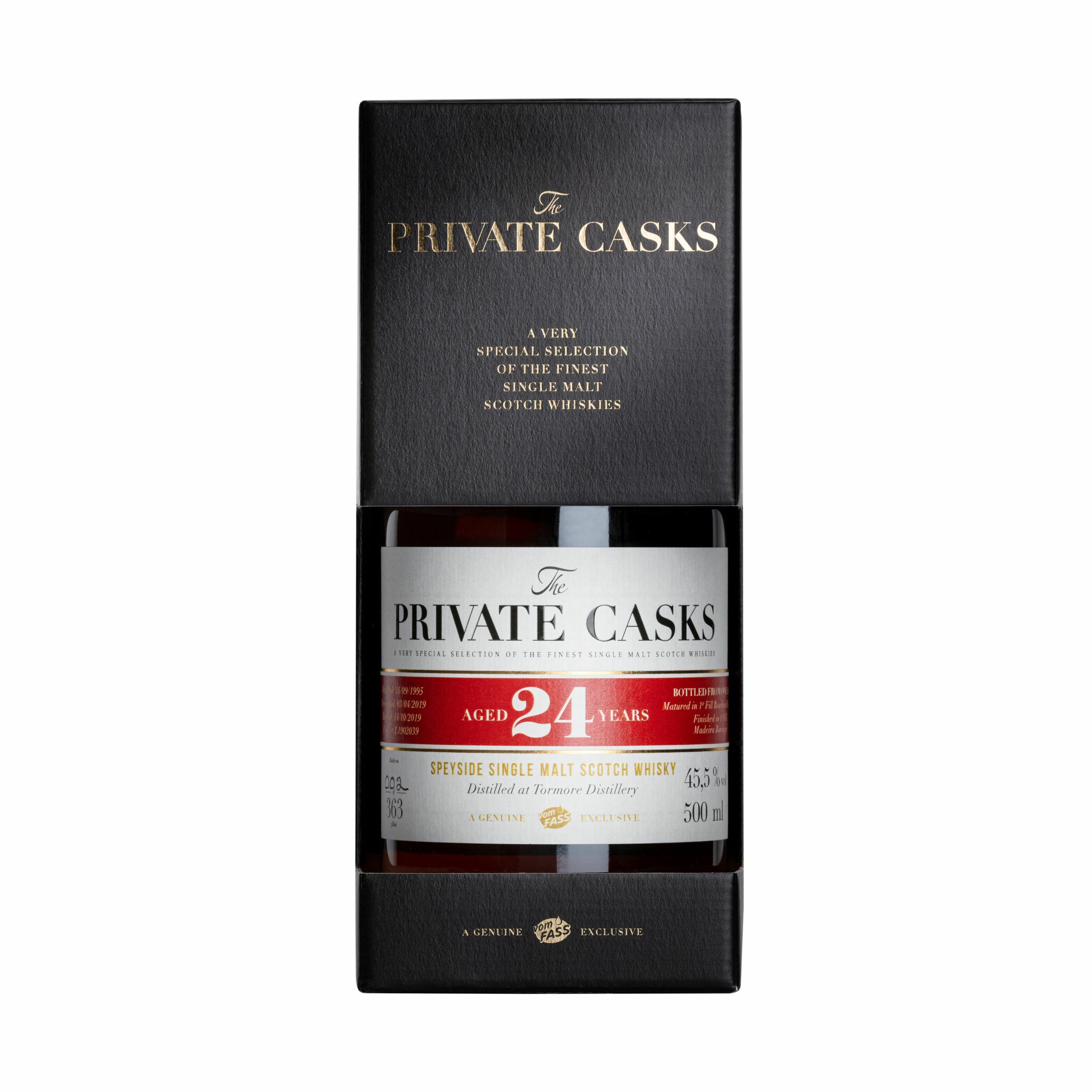 Tormore Distillery, 24 Years, Speyside Single Malt Scotch Whisky, 45.5% Vol.