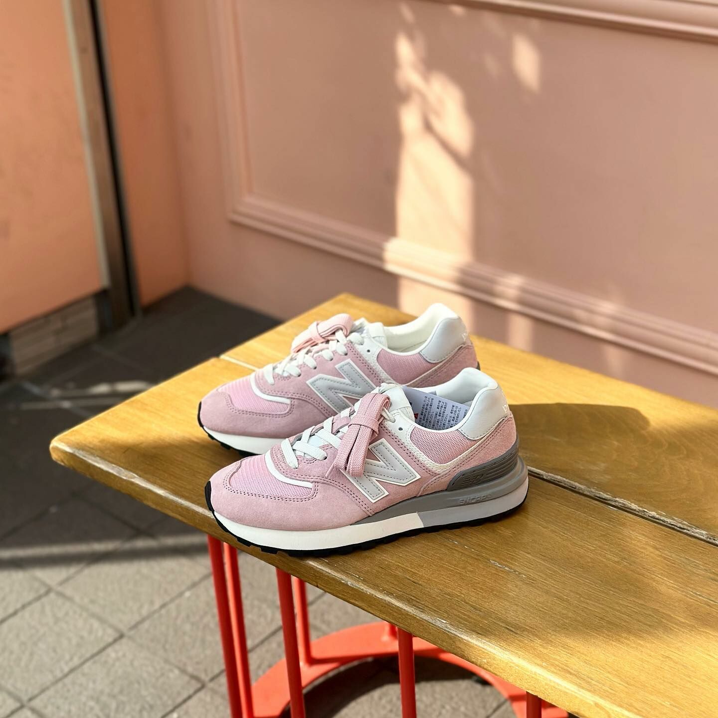 New Balance 574 櫻花粉 日本新發售 粉紅 復古 運動鞋 U574LGOP