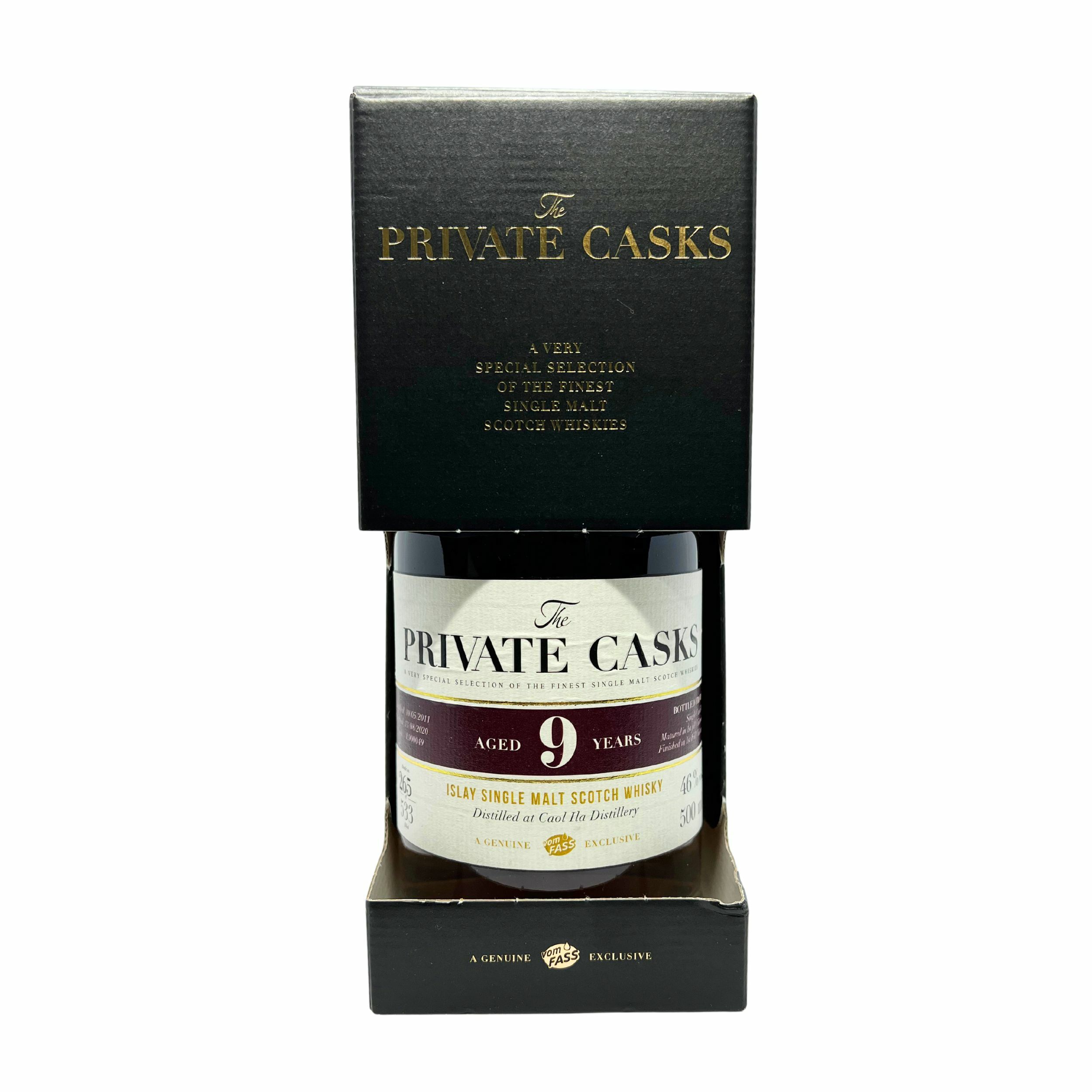 Caol Ila Distillery, 9 Years, Islay Single Malt Scotch Whisky, 46% Vol.