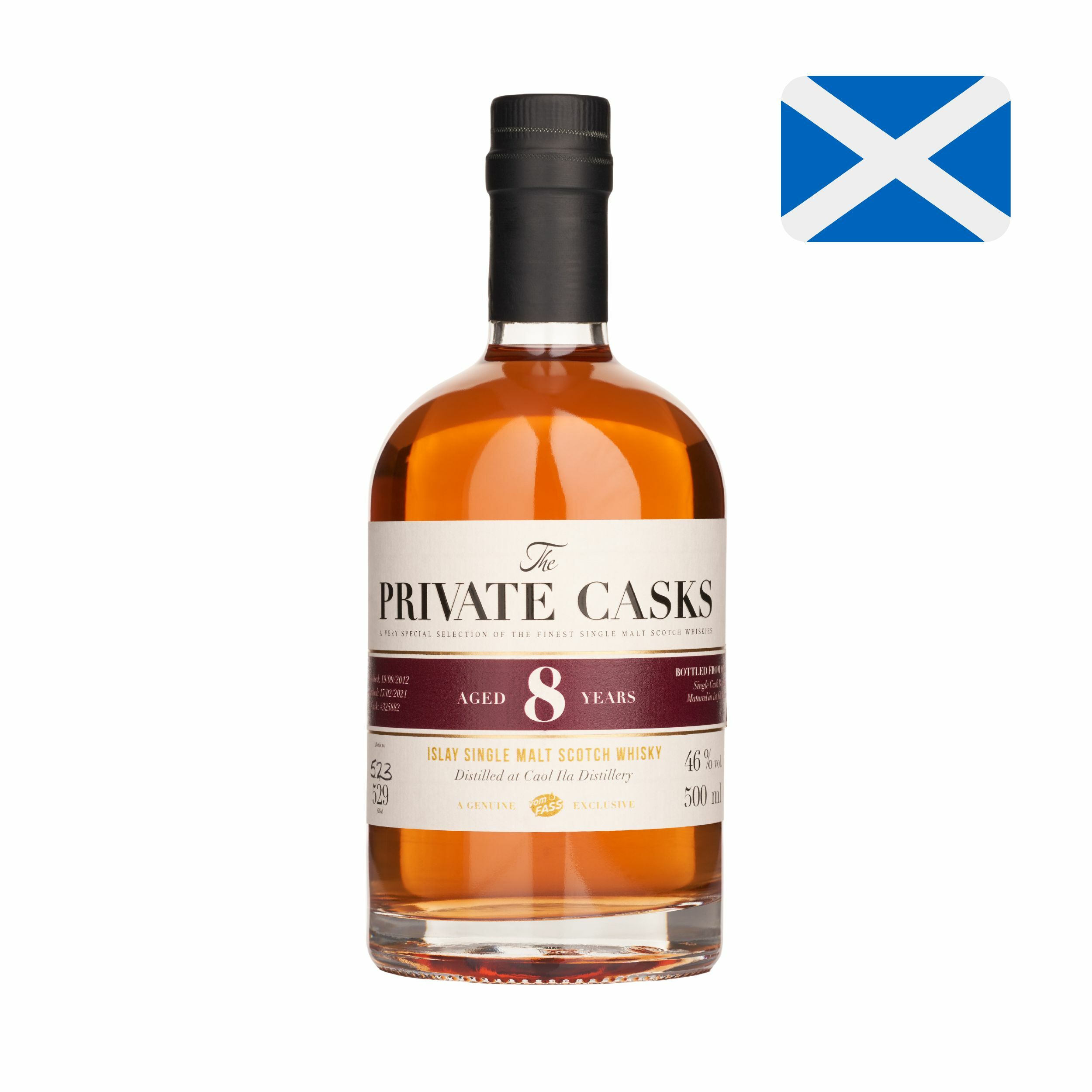 Caol Ila Distillery, 8 Years, Islay Single Malt Scotch Whisky, 46% Vol.