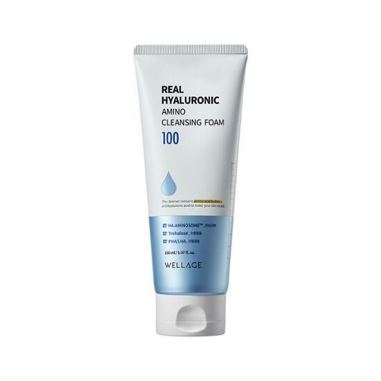[01/05 - 30/06] Wellage Real Hyaluronic Amino Cleansing Foam 100 150ml
