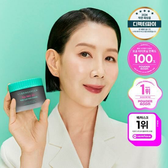 Bring Green Tea Tree CICA Pore Clay Pack Strong 100g