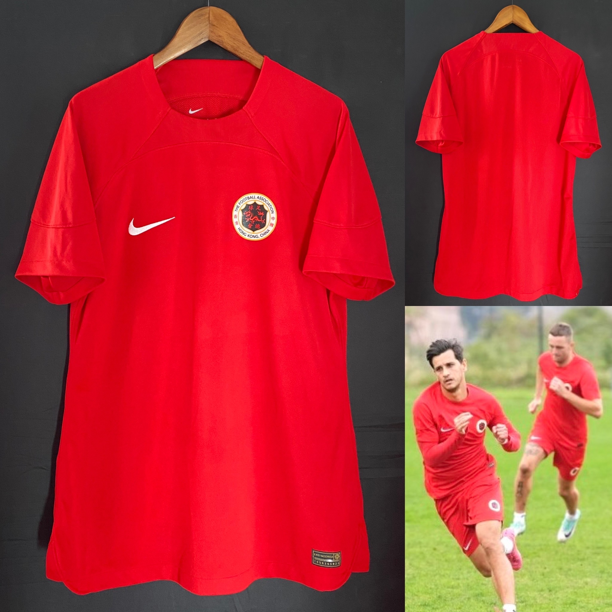 Hong Kong XI Football Team 2024 Nike match worn training shirt vs Inter Miami