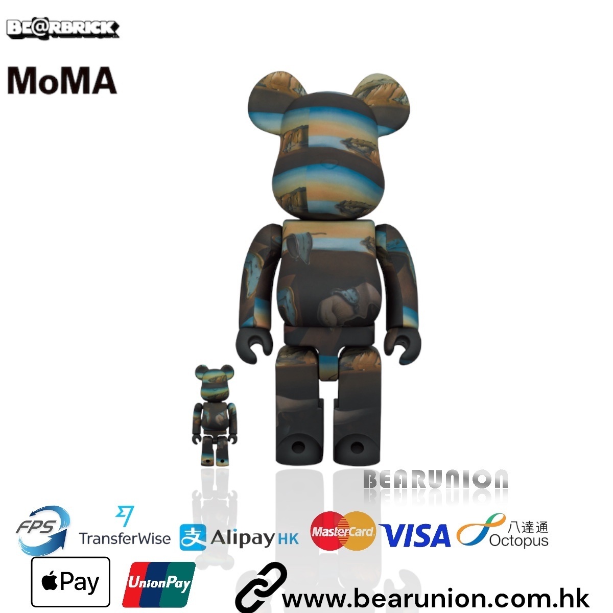 🎏預訂🎏Bearbrick 400% 100% Salvador Dali Moma