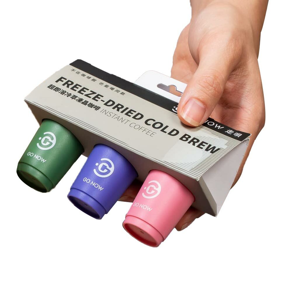 GO NOW 超即溶冷萃凍晶咖啡 三入組合裝