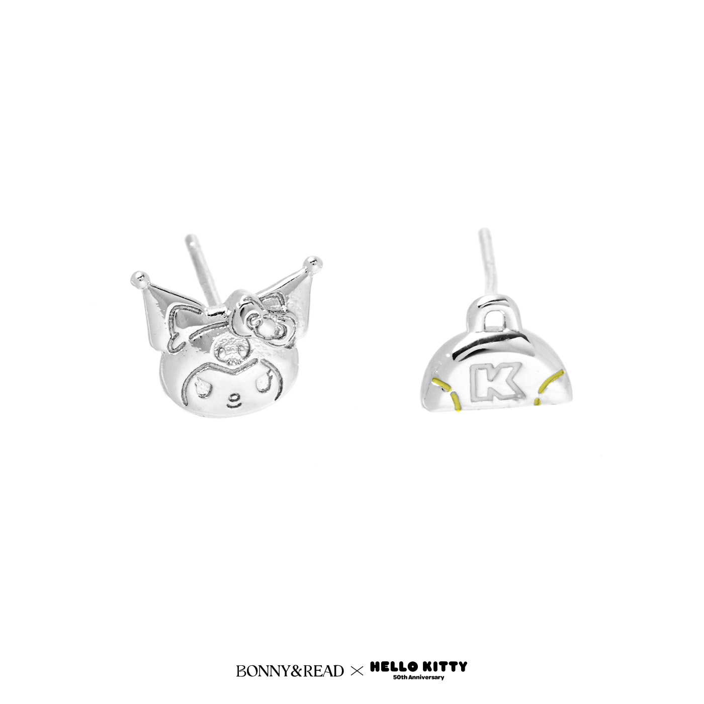 平價飾品,純銀,三麗鷗,庫洛米,耳環