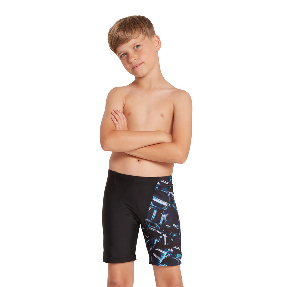 ZOGGS 男孩《合金電壓》運動及膝泳褲