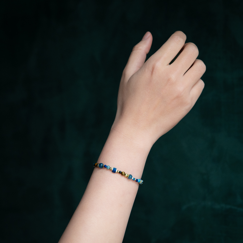 寬容｜藍晶青金石手鍊 C1599