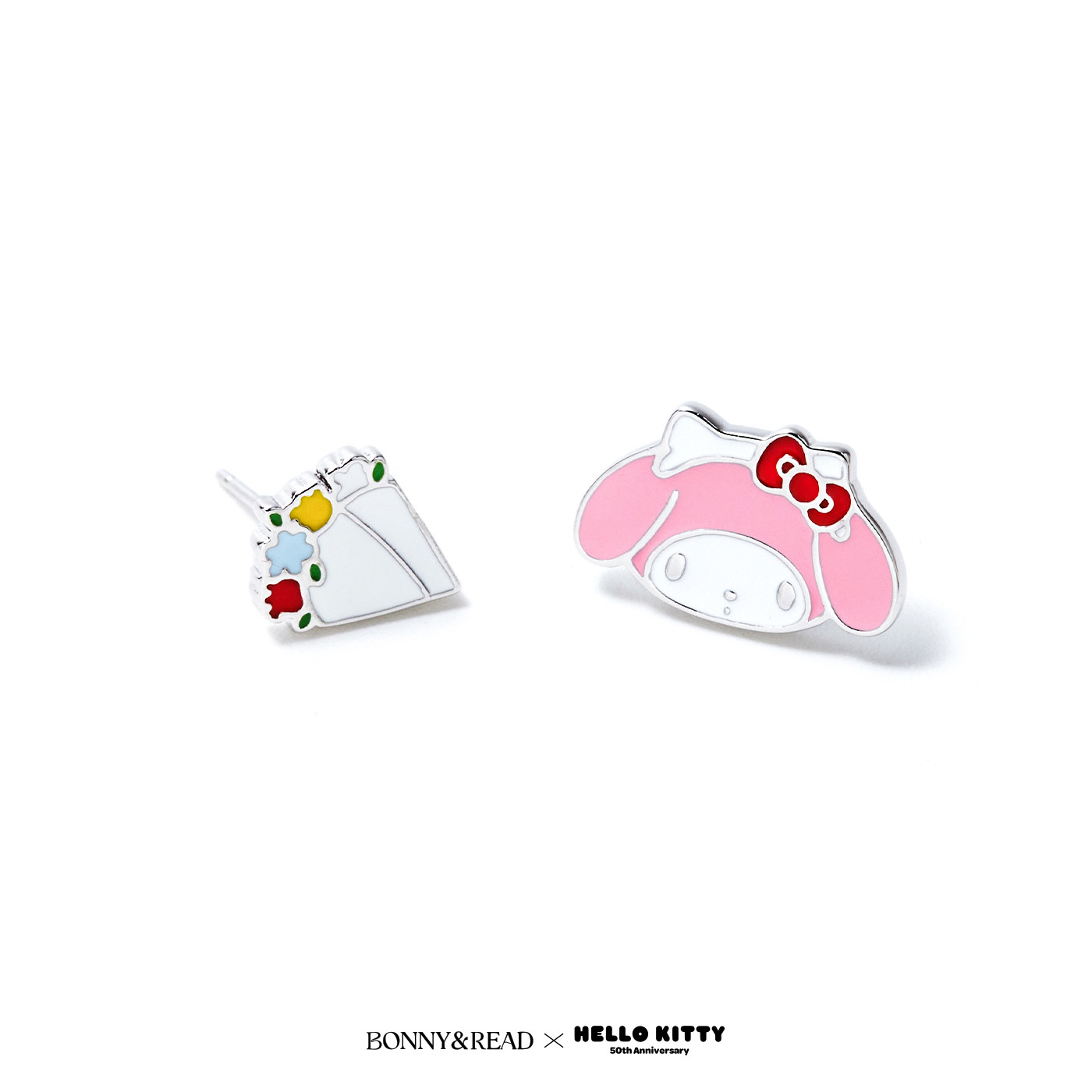 平價飾品,銀針,三麗鷗,美樂蒂,耳環