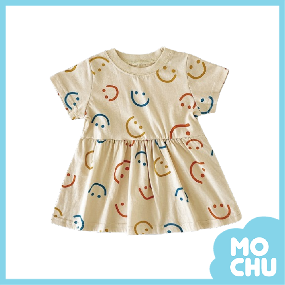 彩色滿滿笑臉洋裝