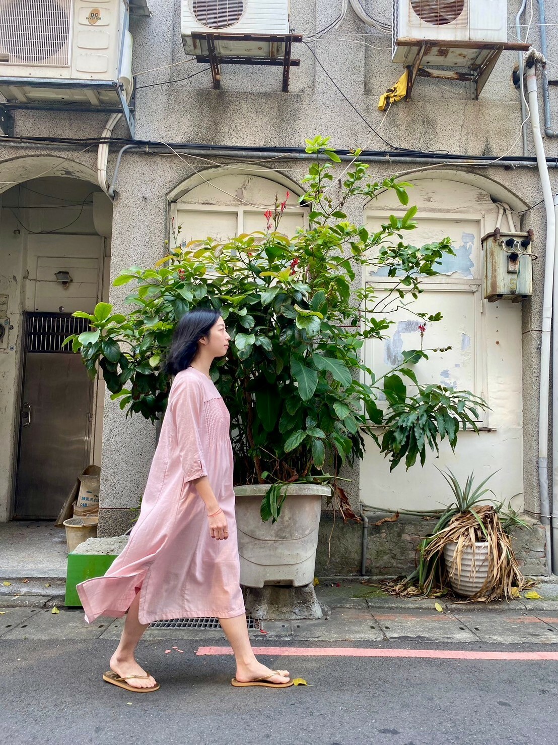 Joyce Dress 刺繡櫻花粉