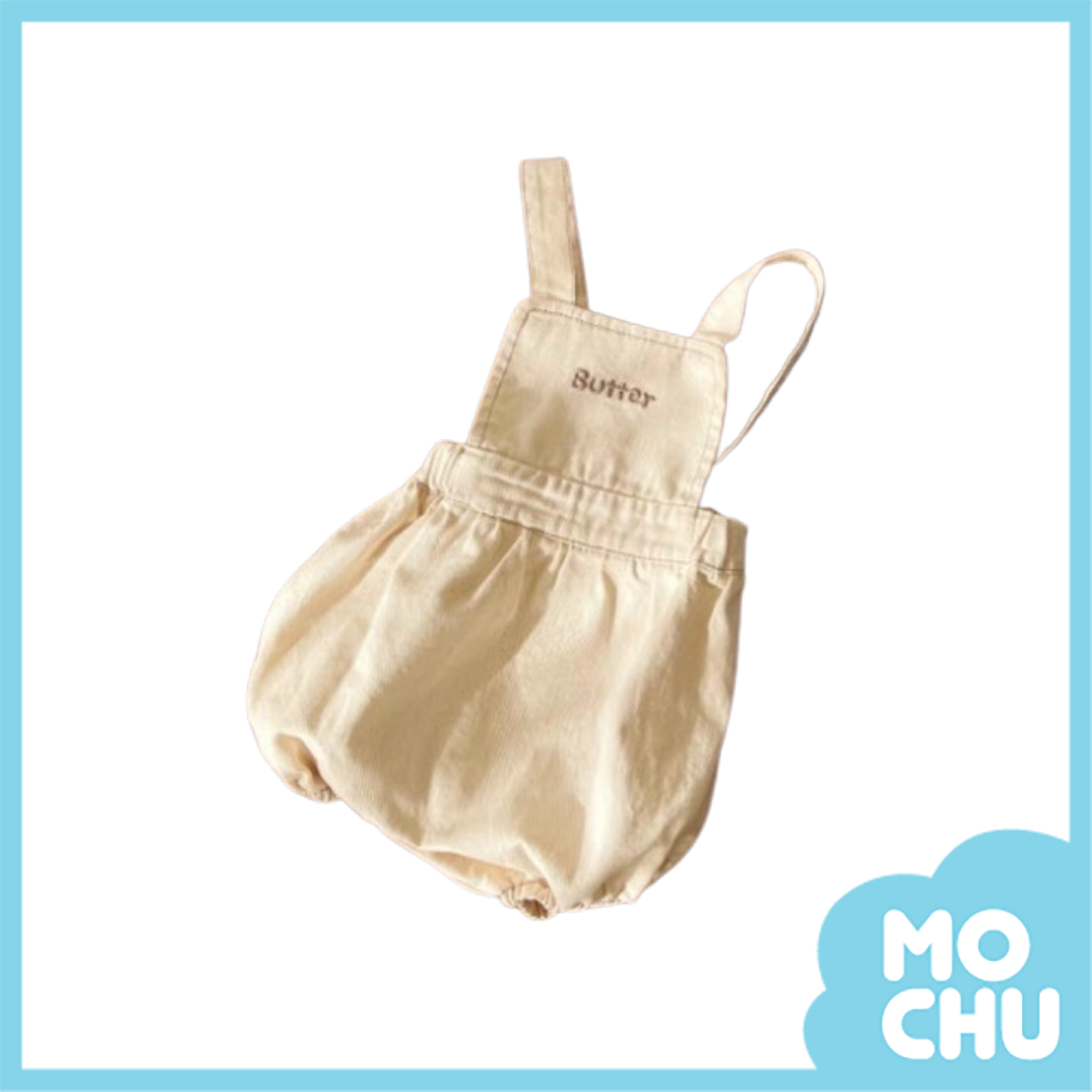 澎澎牛仔吊帶包屁褲(二色）