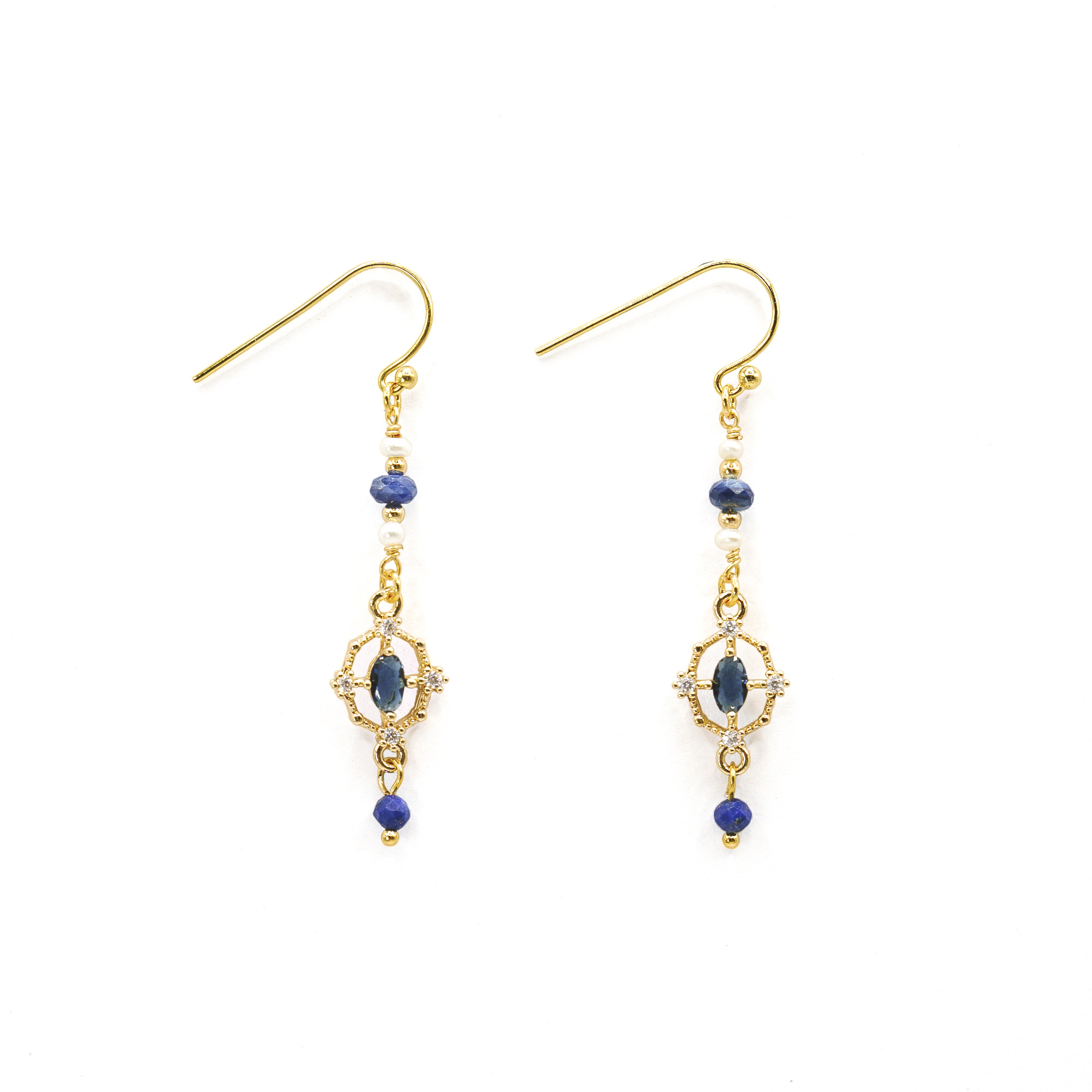 《官網限定》大海的祝福 – 藍晶石 – 耳環