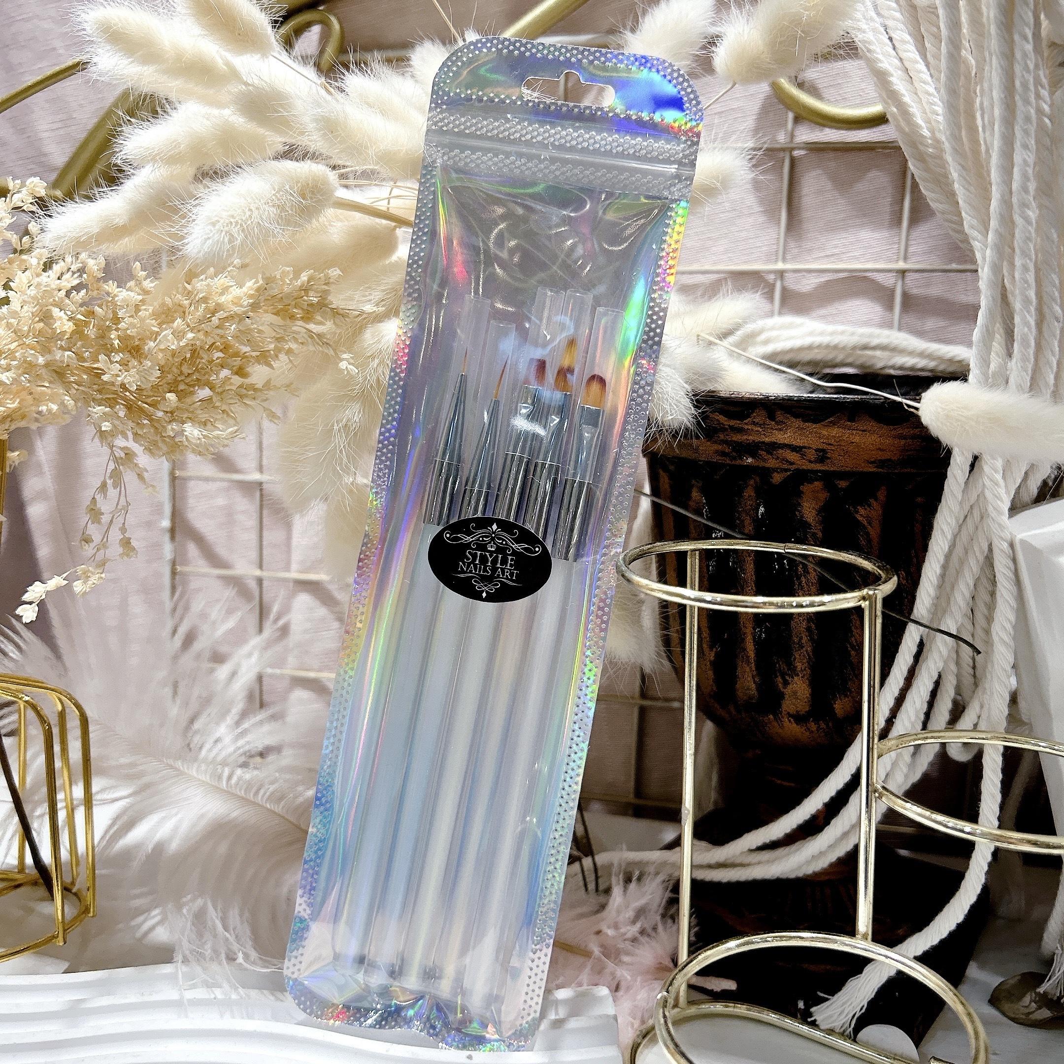 【2024新品】五彩流光凝膠筆五件組