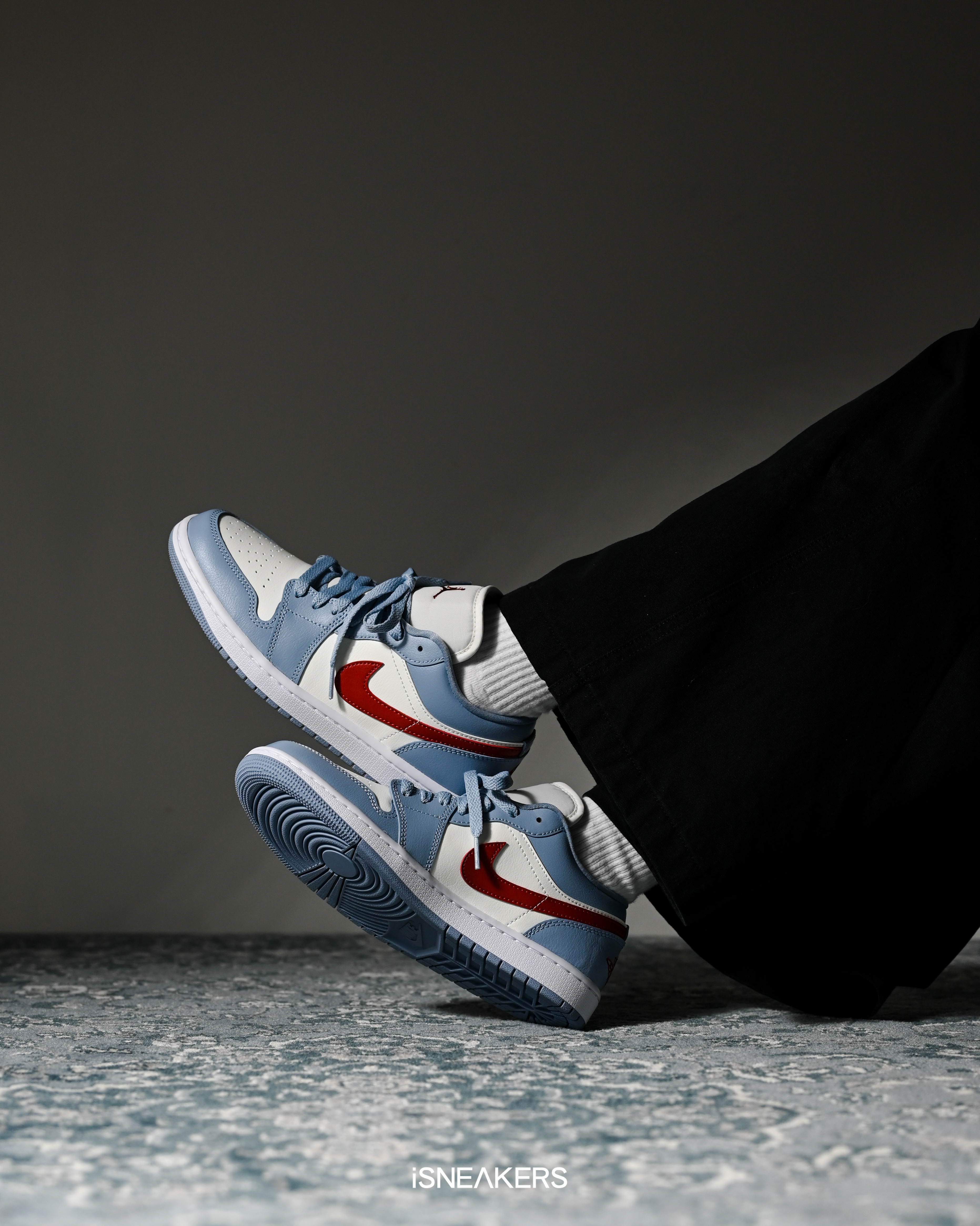 iSNEAKERS｜Air Jordan 1 Low "Blue Whisper" 藍語灰 DC0774-164