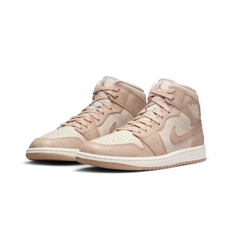 Air Jordan 1 Mid W "Light Tan" 粉陀色 中筒 女鞋 男女段 FJ3448-200 [台灣現貨]