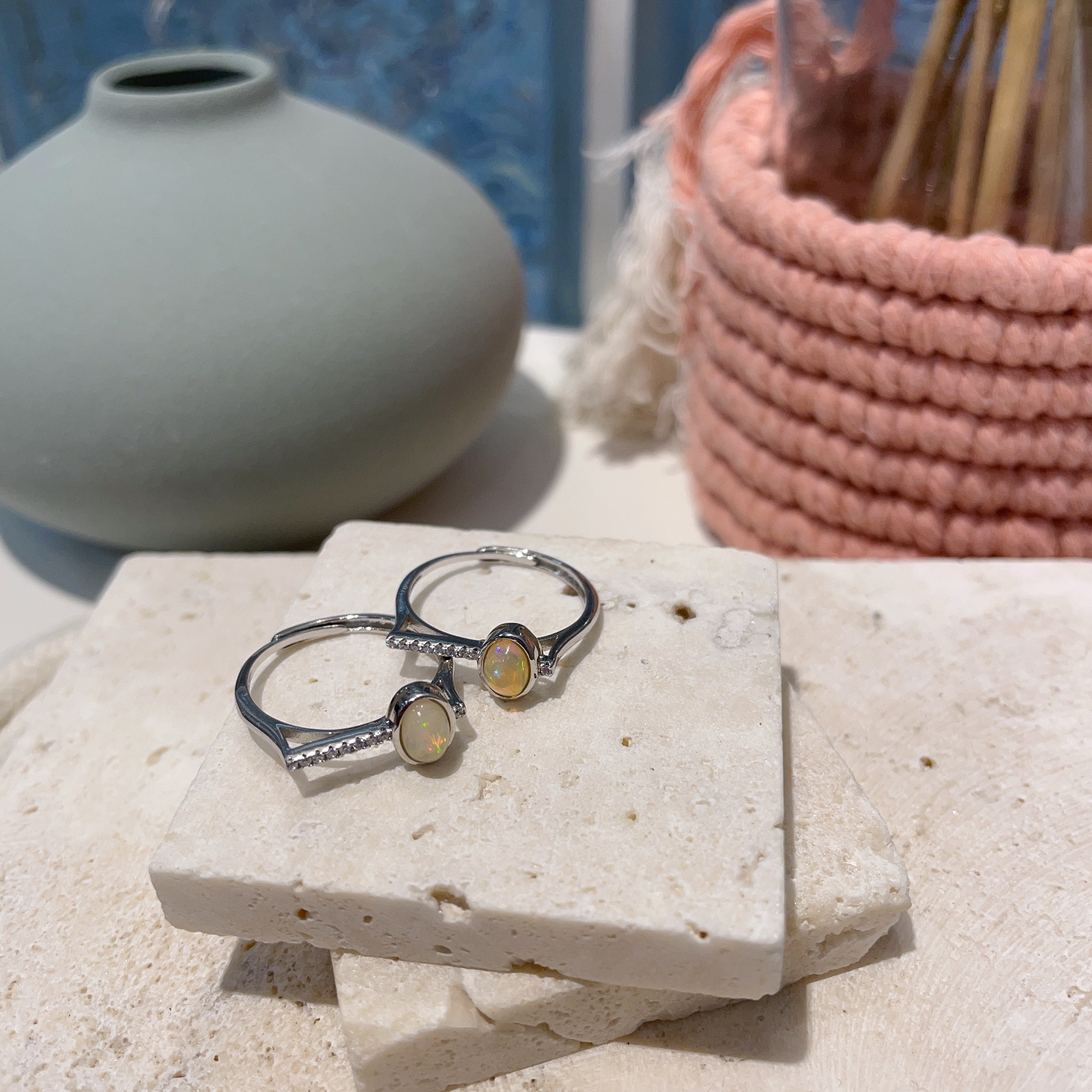 B069 方歐泊戒指