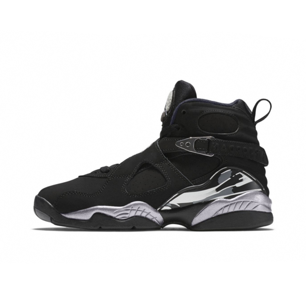 Nike Air Jordan 8 Retro Chrome 黑銀 GS 305368-003