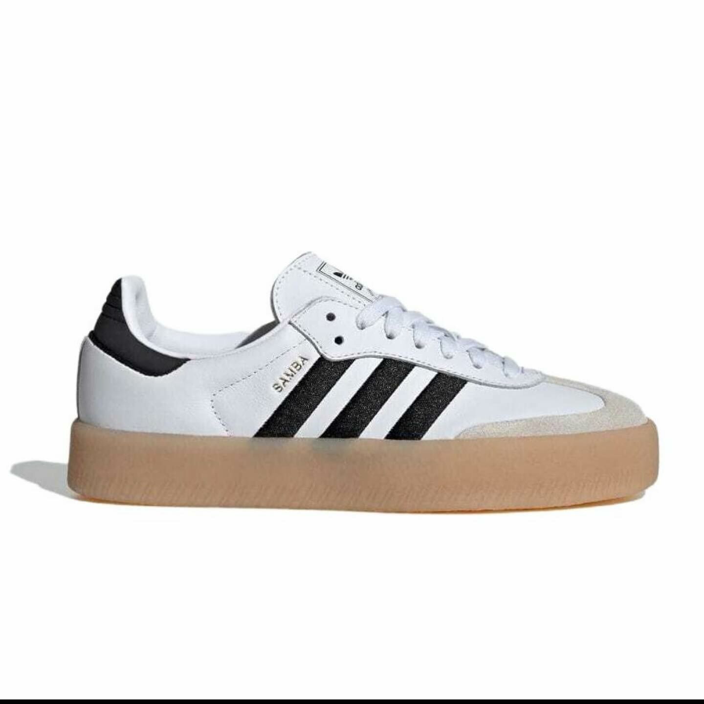 ADIDAS SAMBA 焦糖厚底 運動休閒鞋 女鞋 黑ID0436 / 白IG5744