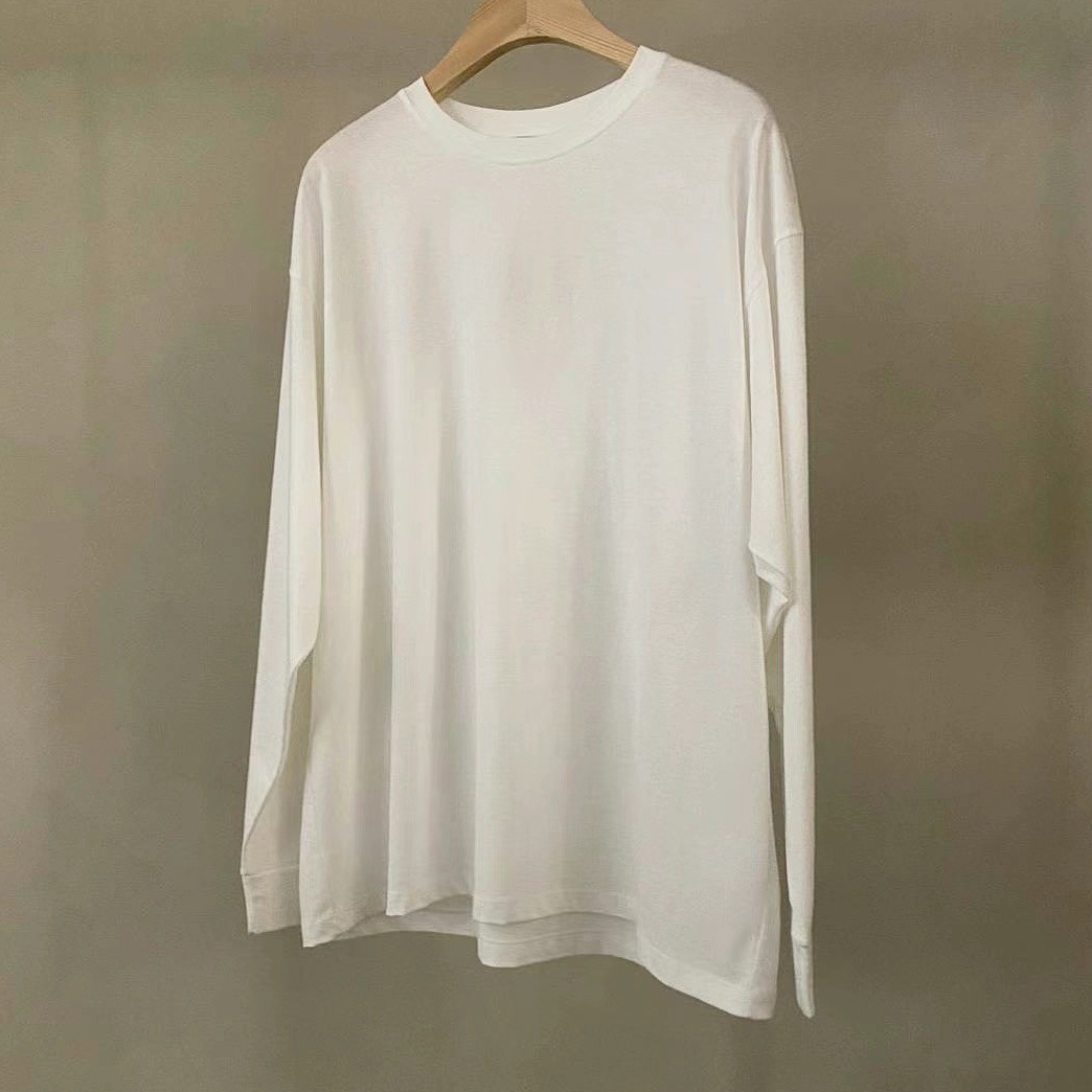 H1-44 Silket基礎縮口長袖T