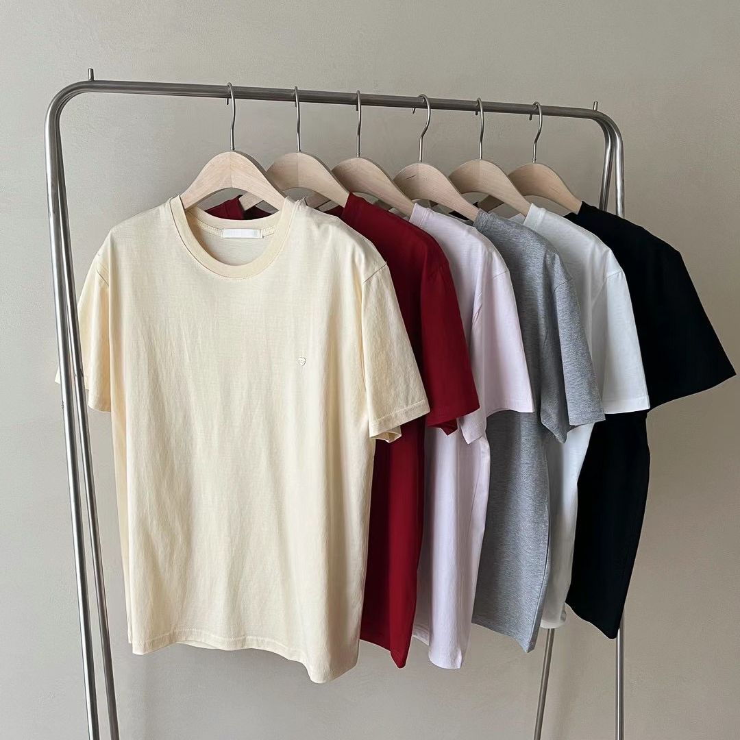 H1-47 包色小金屬愛心滑料T(鵝黃/粉)