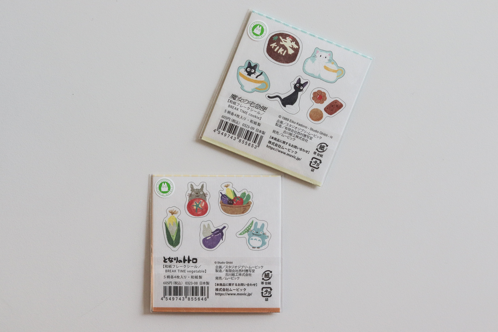 日本 古川紙工 Wa-life 吉卜力 BREAK TIME 貼紙