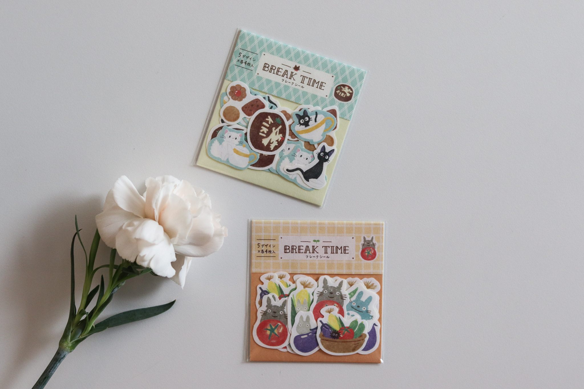 日本 古川紙工 Wa-life 吉卜力 BREAK TIME 貼紙