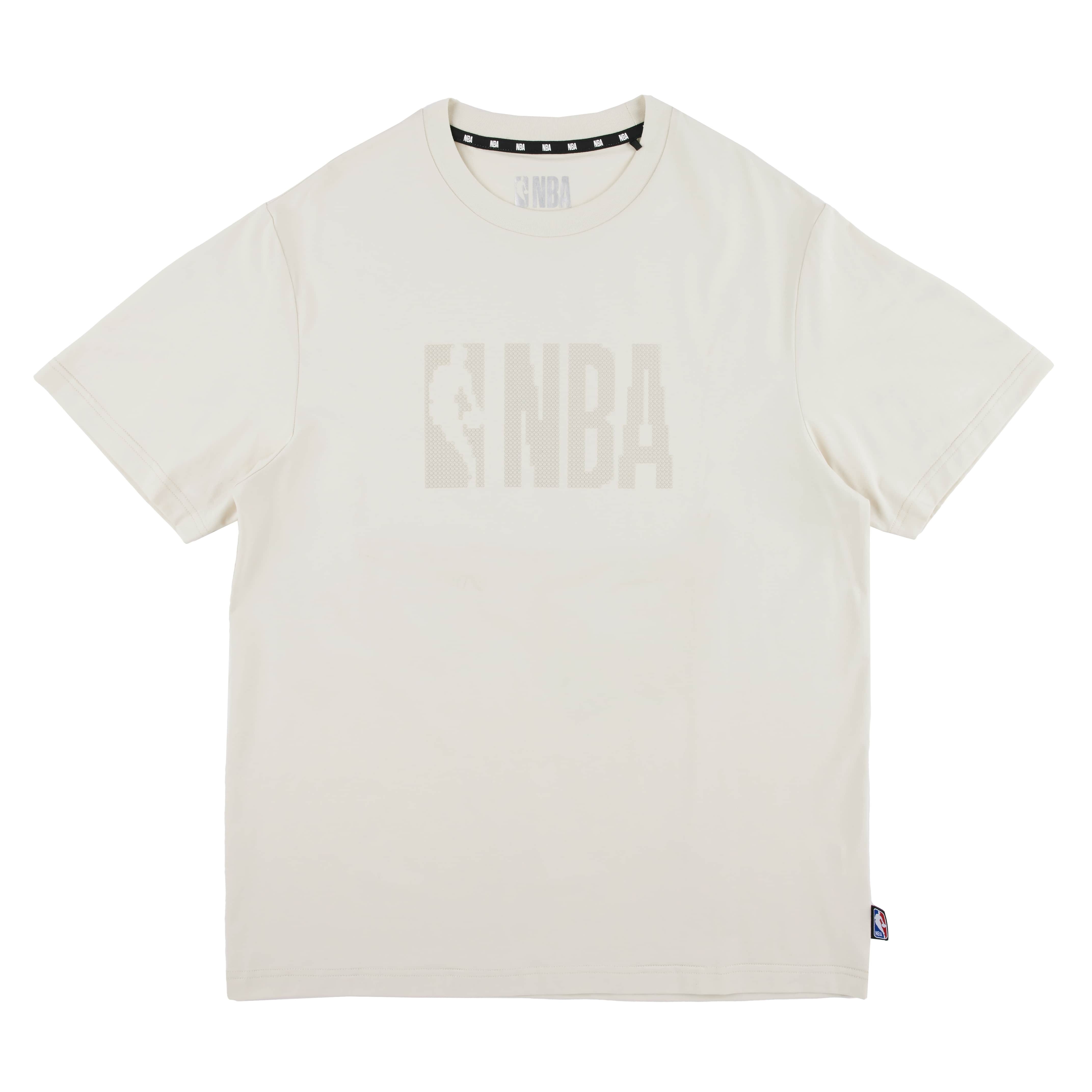 【NBA】滴膠Logo印花短袖 - 灰/黑/藍