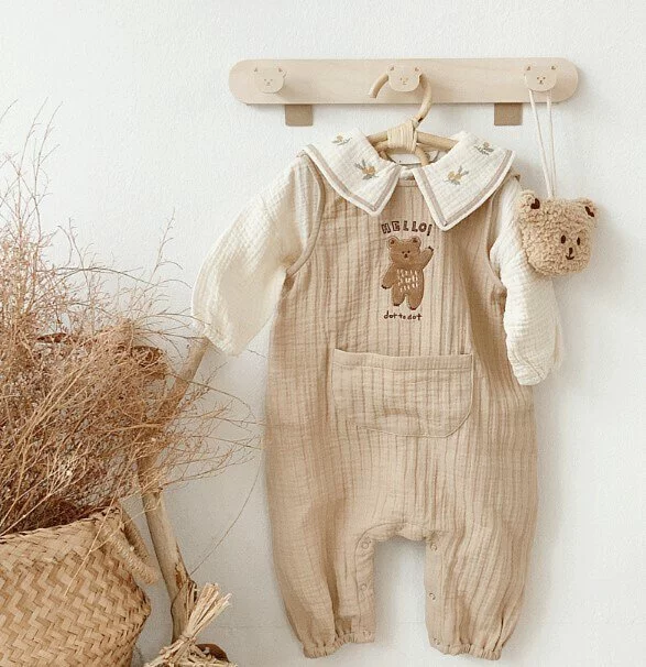 Dot to Dot Hello熊仔連身褲