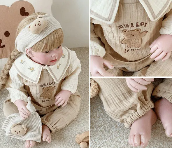 Dot to Dot Hello熊仔連身褲