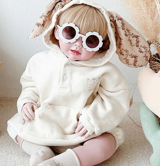 Dot to Dot 長兔耳包屁衣