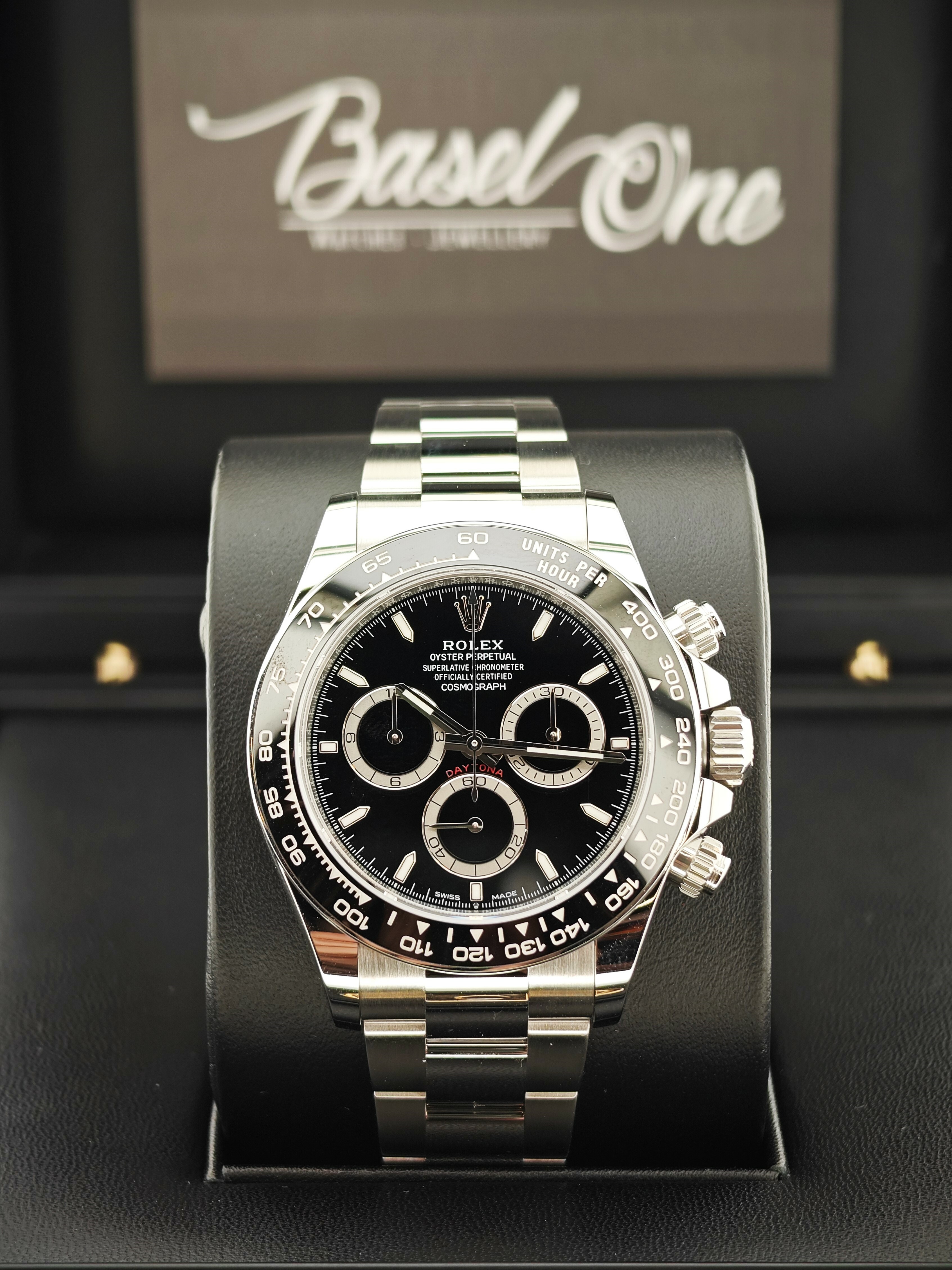 全新勞力士 126500 地通拿黑色錶面鋼 40MM