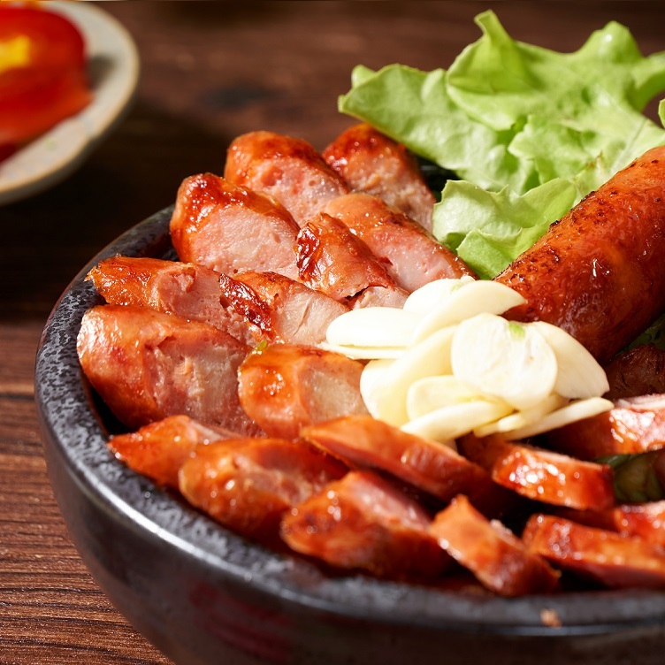 【台灣香腸】台灣心古早味肉丁香腸200g/包-原味