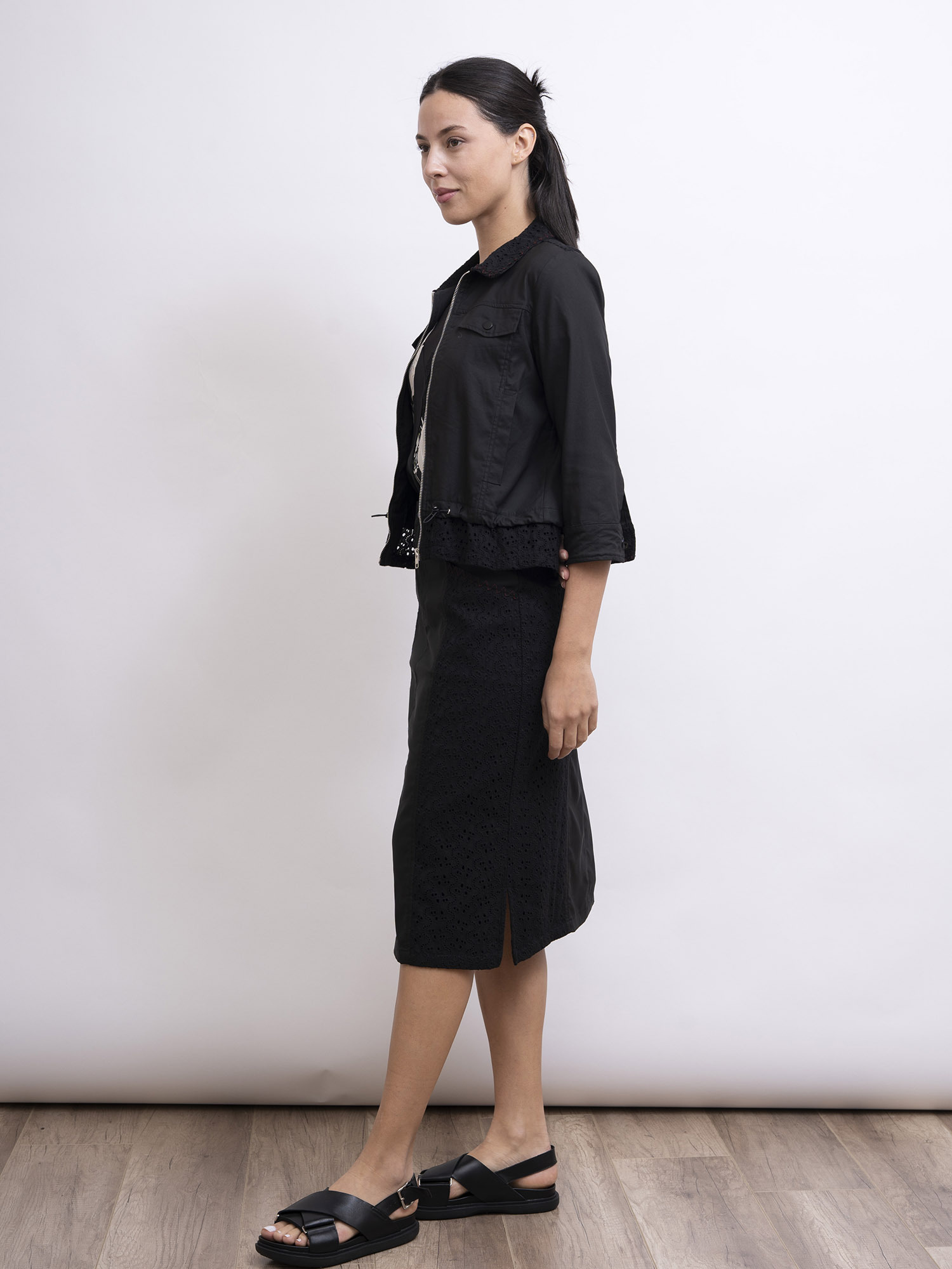 mi-tu 休閒拉鏈外套